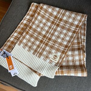 Timberland Scarf Orange & White